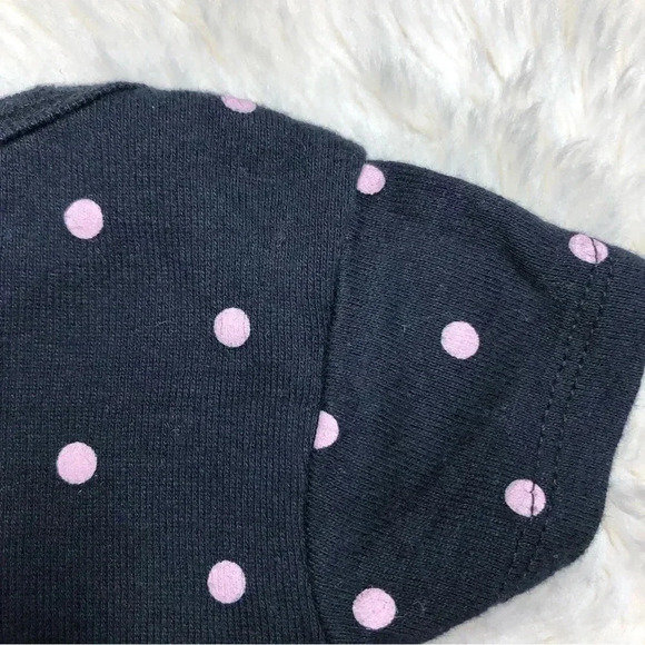 Gerber Onesie Diaper Shirt  Polka Dots Black / Pink Size Newborn - Picture 14 of 16